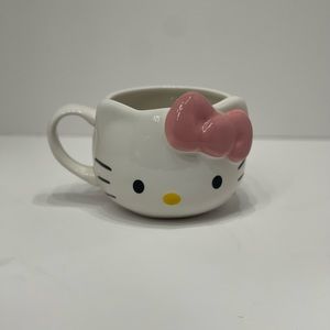 Hello Kitty Face Mug Pink
